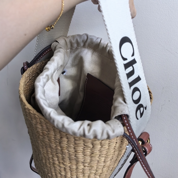 SMALL WOODY TOTE BAG IN NATURAL FIBERS - Picture 5 of 11